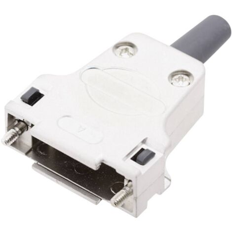 encitech 7960-0205-01 7960-0205-01 Guscio SUB-D Numero Poli (num): 9 Metallo 180 ° Argento 1 pz.