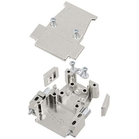encitech D3PK15-M-SJS-K 1260-0105-02 Capot SUB-D Nombre de pôles: 15 plastique, métallisé métal 1 pc(s) C621461
