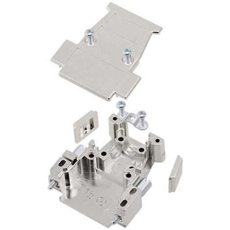 encitech D3PK15-M-SJS-K 1260-0105-02 D-SUB Gehäuse Polzahl: 15 Kunststoff, metallisiert  Metall 1 St