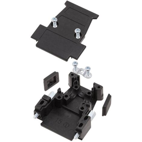 encitech D3PK25-P-SJS-K 1260-0101-03 Capot SUB-D Nombre de pôles: 25 matière plastique noir 1 pc(s)