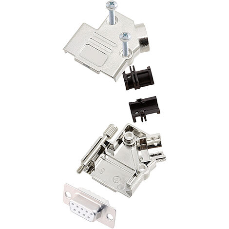 encitech D45PK-M-09-DBS-W-K 6355-8009-11 D-SUB Buchsenleisten-Set 45 ° Polzahl: 9 Lötkelch 1 St.