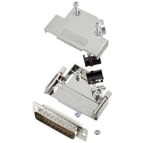 encitech D45PK-M-25-HDP44-W-K 6355-8057-03 Kit embase SUB-D mâle 45 ° Nombre de pôles: 44 fût à souder 1 pc(s) R514551