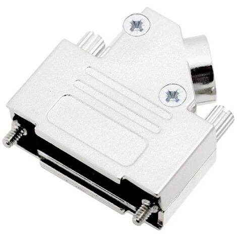 encitech D45ZK-25-K 6560-0106-13 Guscio SUB-D Numero Poli (num): 25 Metallo pieno 45 ° Argento 1 pz.