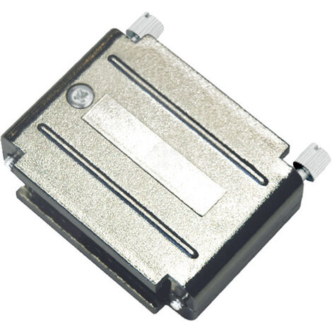 encitech DAPK25-JS/MET 6211-0100-43 D-SUB Adaptergehäuse Polzahl: 25 Kunststoff, metallisiert  Silbe
