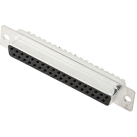 encitech DB37-SS 2101-0180-14 D-SUB Buchsenleiste 180 ° Polzahl: 37 Lötkelch 1 St. Tray