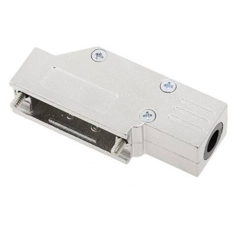 encitech DCMR15-FK-K 6560-0501-02 Guscio SUB-D Numero Poli (num): 15 Metallo pieno 90 ° Argento 1 pz.