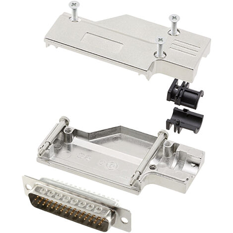 encitech DCMR25-FK-HDP44-W-K 6355-8066-03 D-SUB Stiftleisten-Set 90 ° Polzahl: 44 Lötkelch 1 St.