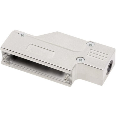 encitech DCMR25-FK-K 6560-0501-03 D-SUB Gehäuse Polzahl: 25 Vollmetall 180 ° Silber 1 St.
