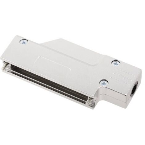 encitech DCMR37-FK-K 6560-0501-04 Alloggiamento D SUB Numero Poli (num): 37 Metallo pieno 90 ° Argento 1 pz.