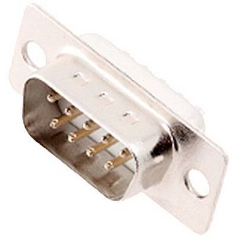 encitech DM09-SP-W 2108-0200-01 Embase SUB-D mâle 180 ° Nombre de pôles: 9 fût à souder 1 pc(s) Tray R510941