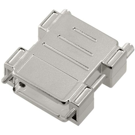 encitech DPAK-M-09-K 1511-0101-01 Guscio adattatore SUB-D Numero Poli (num): 9 Plastica 180 ° Metallico 1 pz.