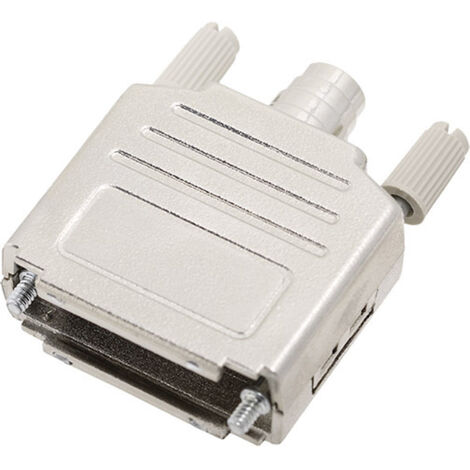 encitech DPPK-M-15-K 6260-0105-02 D-SUB Gehäuse Polzahl: 15 Kunststoff, metallisiert 180 ° Silber 1