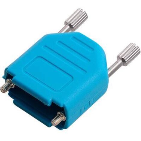 encitech DPPK09-FMB-K 6353-0144-01 Capot SUB-D Nombre de pôles: 9 polyamide 180 ° bleu 1 pc(s) R515011