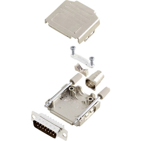 encitech DPPK15-M-DBP-K 6355-0004-02 D-SUB Stiftleisten-Set 180 ° Polzahl: 15 Lötkelch 1 Set