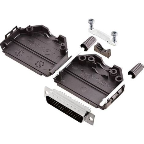 encitech DPPK25-BK-HDP44-K 6355-0011-03 KIT connettori maschio SUB-D 180 ° Numero Poli (num): 44 Punte a saldare 1 KIT