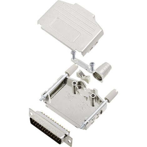 encitech DPPK25-M-DBP-K 6355-0004-03 D-SUB Stiftleisten-Set 180 ° Polzahl: 25 Lötkelch 1 Set