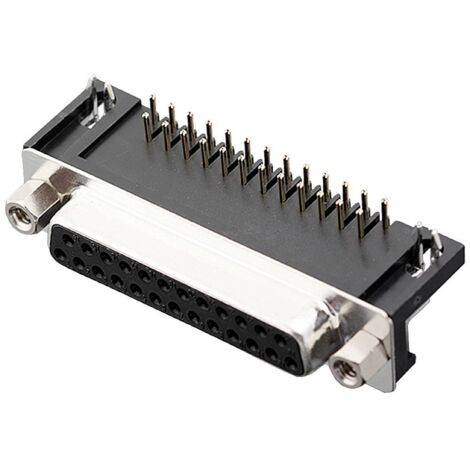 encitech DRB-25F-TBG-110 2103-2100-13 Embase SUB-D femelle 90 ° Nombre de pôles: 25 pin à souder 1 pc(s) Tray R514001