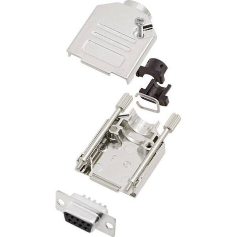 encitech DTCK09-DBS-K 6355-0061-11 KIT connettori femmina SUB-D 180 ° Numero Poli (num): 9 Punte a saldare 1 KIT