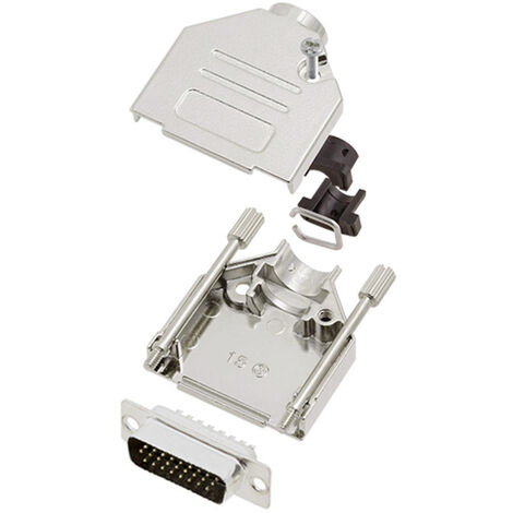 encitech DTCK15-HDP26-K 6355-0062-02 D-SUB Stiftleisten-Set 180 ° Polzahl: 26 Lötkelch 1 Set