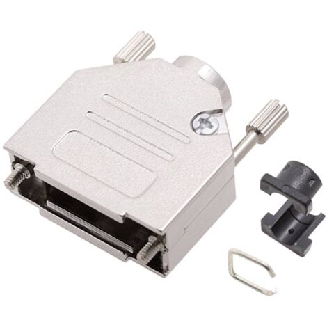 encitech DTCK25-K 6560-0805-03 Alloggiamento D SUB Numero Poli (num): 25 Colata di zinco 180 ° Metallo 1 pz.