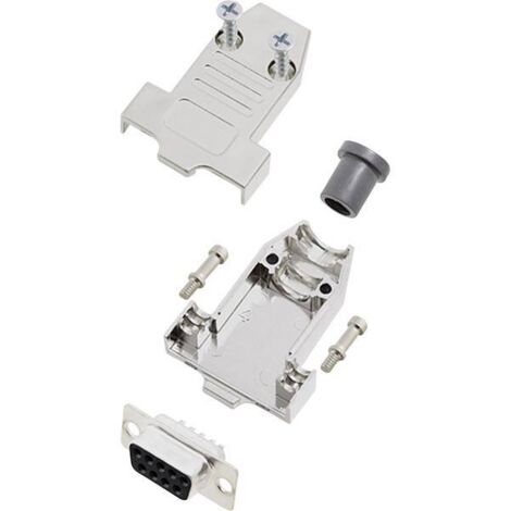 encitech DTNT09-M-DMS-K 6355-0070-31 KIT connettori femmina SUB-D 180 ° Numero Poli (num): 9 Punte a saldare 1 KIT