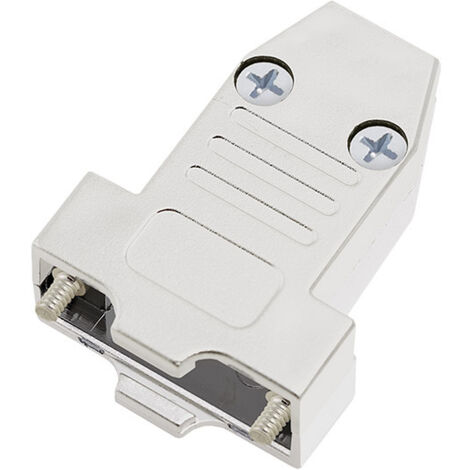 encitech DTNT09-M-K 1060-0105-01 D-SUB Gehäuse Polzahl: 9 Kunststoff, metallisiert 180 ° Silber 1 St