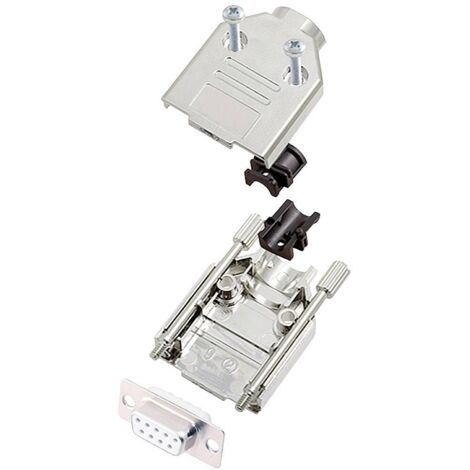 encitech DTPK-M-09-DBS-W-K 6355-8030-11 Kit embase SUB-D femelle 180 ° Nombre de pôles: 9 fût à souder 1 pc(s) R510011