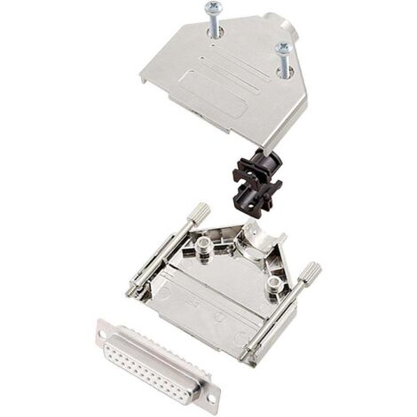 encitech DTPK-M-25-DBS-W-K 6355-8030-13 Kit embase SUB-D femelle 180 ° Nombre de pôles: 25 fût à souder 1 pc(s) R510081