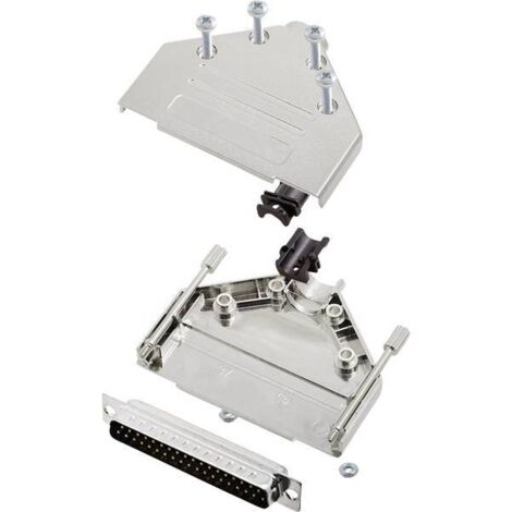 encitech DTPK-M-37-DBP-K 6355-0030-04 KIT connettori maschio SUB-D 180 ° Numero Poli (num): 37 Punte a saldare 1 KIT