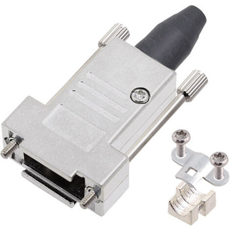 encitech DTSL09-RG-LJS-T-K 6560-0247-31 D-SUB Gehäuse Polzahl: 9 Vollmetall 180 ° Silber 1 St.