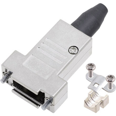 encitech DTSL09-RG-SJS-T-K 6560-0217-31 D-SUB Gehäuse Polzahl: 9 Vollmetall 180 ° Silber 1 St.