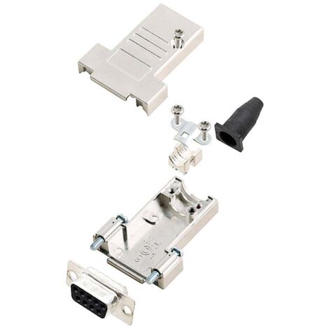 encitech DTSL09-SJSRG-T-DBS-K 6355-0086-11 Kit embase SUB-D femelle 180 ° Nombre de pôles: 9 fût à souder 1 pc(s)