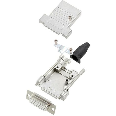 encitech DTSL15-LJSRG-T-HDS26-W-K 6355-8041-12 KIT connettori femmina SUB-D 180 ° Numero Poli (num): 26 Punte a saldare