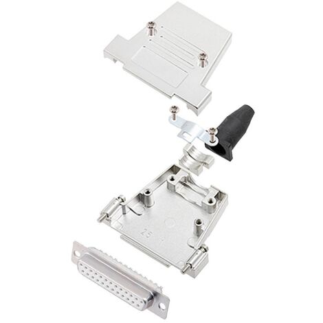 encitech DTSL25-SJSRG-T-DBS-W-K 6355-8086-13 Kit embase SUB-D femelle 180 ° Nombre de pôles: 25 fût à souder 1 pc(s) R514541