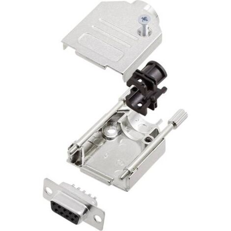 encitech DTZK09-DBS-K 6355-0002-11 KIT connettori femmina SUB-D 180 ° Poli: 9 Punte a saldare 1 KIT