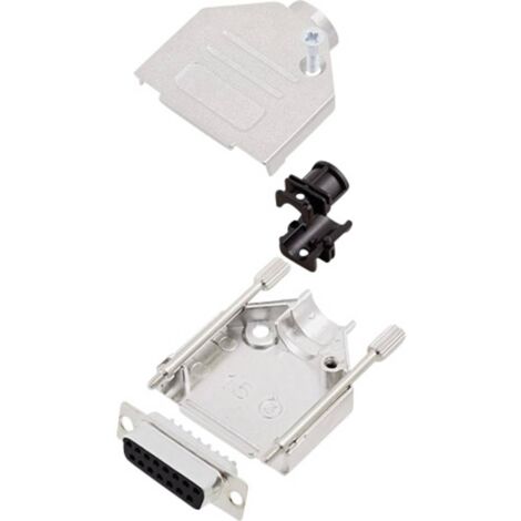 encitech DTZK15-DBS-K 6355-0002-12 KIT connettori femmina SUB-D 180 ° Numero Poli (num): 15 Punte a saldare 1 KIT