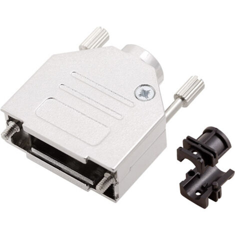 encitech DTZK15-K 6560-0105-02 D-SUB Gehäuse Polzahl: 15 Vollmetall 180 ° Silber 1 St.