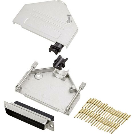 encitech DTZK37-DBCP-K 6355-0050-04 KIT connettori maschio SUB-D 180 ° Numero Poli (num): 37 A crimpare 1 pz.
