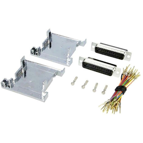 encitech GA-1515-MF-LG-K D-SUB Adapter D-SUB-Stecker 15pol. - D-SUB-Buchse 15pol.  1 St.
