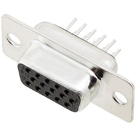 encitech HDD-15-F-T-B-M 2103-0400-11 D-SUB Buchsenleiste 180 ° Polzahl: 15 Lötpins 1 St. Tray