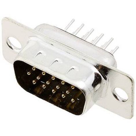 encitech HDD-15-MTBS 2103-0300-01 Embase SUB-D mâle 180 ° Nombre de pôles: 15 pin à souder 1 pc(s) Tray R539731