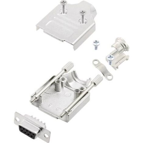 encitech MHDM-09-DBS-K 6355-0005-11 KIT connettori femmina SUB-D 180 ° Numero Poli (num): 9 Punte a saldare 1 KIT