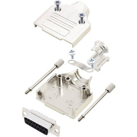 encitech MHDM-15-DBS-K 6355-0005-12 D-SUB Buchsenleisten-Set 180 ° Polzahl: 15 Lötkelch 1 Set