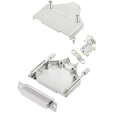 encitech MHDM-25-DBS-W-K 6355-8005-13 Kit embase SUB-D femelle 180 ° Nombre de pôles: 25 fût à souder 1 pc(s) R537961