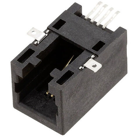 encitech RJJU-44-141-E3H-007  3253-0005-02 Buchse, Einbau horizontal   Polzahl 4P4C  1 St.