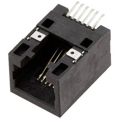 encitech RJJU-66-141-E3H-014 3253-0014-02 embase femelle horizontale Nombre de pôles 6P6C 1 pc(s) S597322