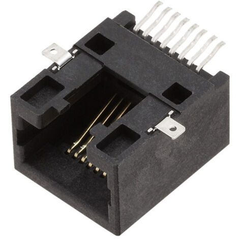 encitech RJJU-88-141-E3H-009 RJ45 Steckverbinder 3253-0007-02 Buchse, Einbau horizontal   Polzahl 8P