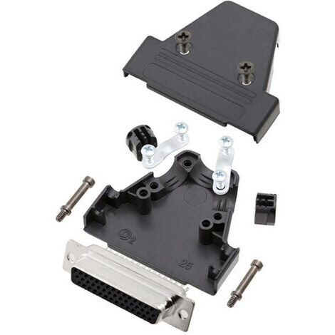 encitech TRI-P-25-HDS44-K 6355-0068-13 Capot SUB-D Nombre de pôles: 44 matière plastique noir 1 pc(s)