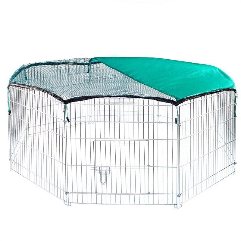 Estexo - Enclos de libre parcours pour chiots Enclos de sortie pour chiots 8-coins