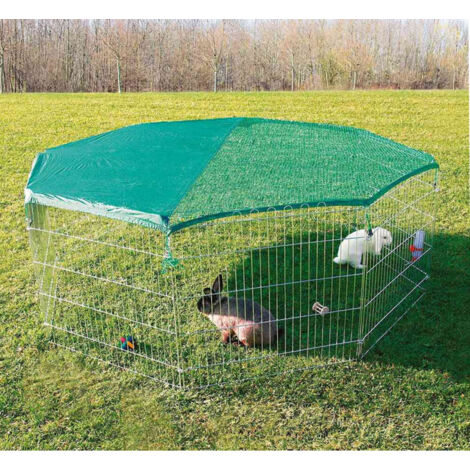 enclos extérieur avec filet de protection ø210 x 75cm rongeur - Trixie